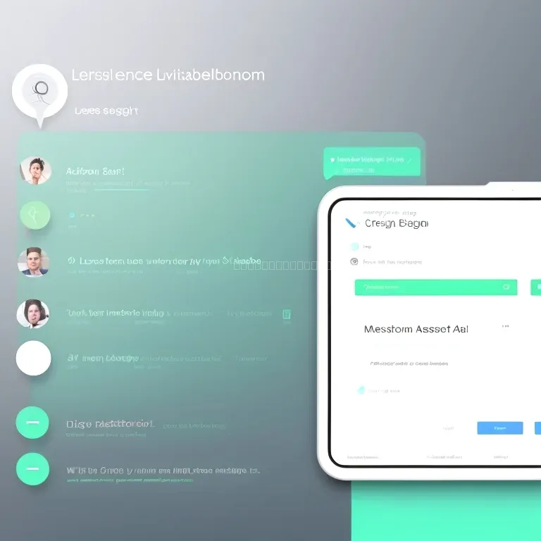 Project dashboard showing chatbot performance metrics
